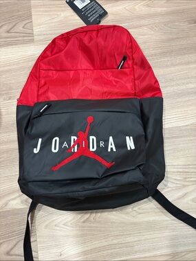 NWT Jordan Red and Black Jumpman Backpack